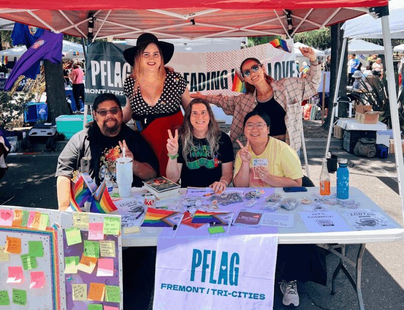 Tabling at Fremont Pride